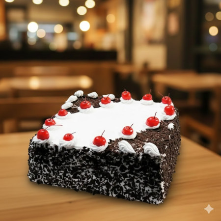 Cherry Blackforest Cake Half