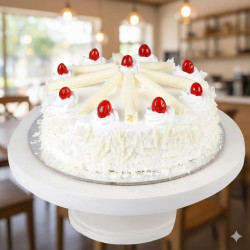 White Forest Cherry Cake