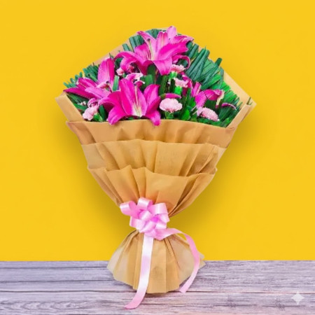 Charming Pink Beauties Bouquet