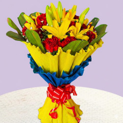 Intrinsic Carnations And Lilies Bouquet