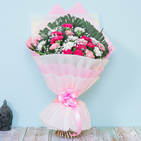 Mix Elegance Carnation Bouquet